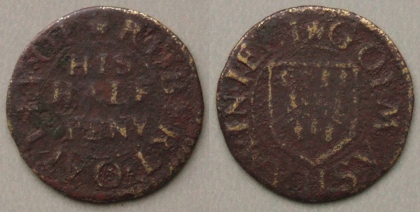 Godmersham, Robert Oakley halfpenny token